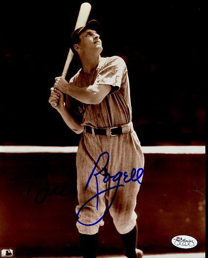 Billy Rogell Tigers Signed Jsa Cert Sticker 8x10 Photo Poster painting Authentic Autograph