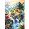 Summer Town-11CT Stamped Cross Stitch 50*70cm/19.69*27.56in(Big Size) tapestrymarket