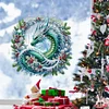 (US Local)Acrylic Special Shape Dragon Wreath 5D DIY Diamond Painting Dots Pendant