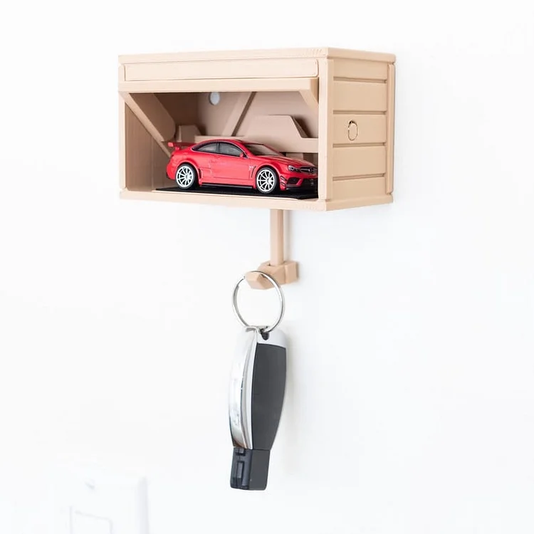 🚗🔑Industrial Wall-Mounted Key Holder 