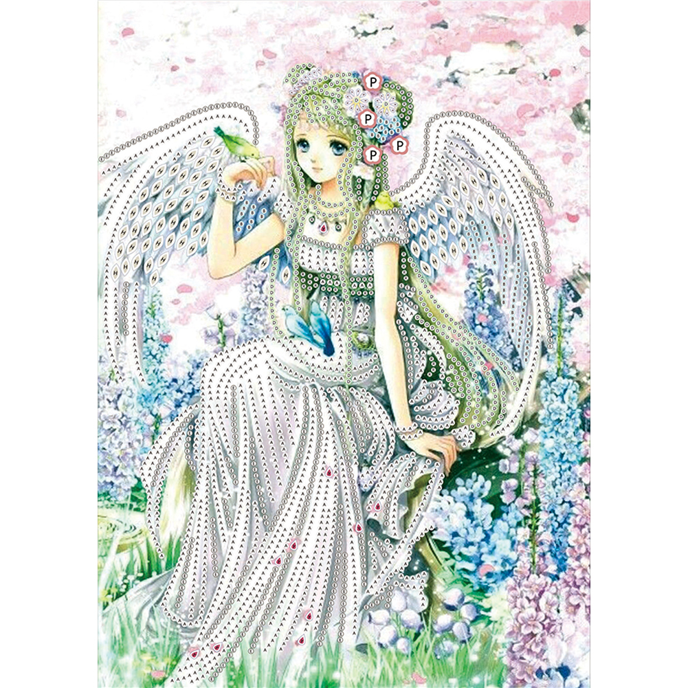 

Fairy Girl - Special Shaped Diamond Painting - 30*40CM, 501 Original