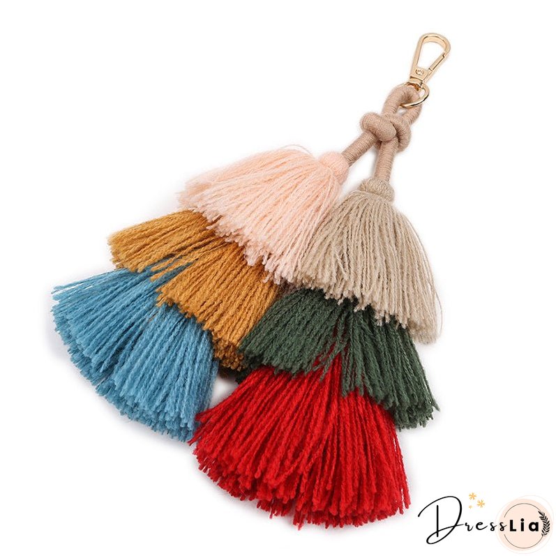 Paziye Bohemian Creative Tassel Bag Pendant