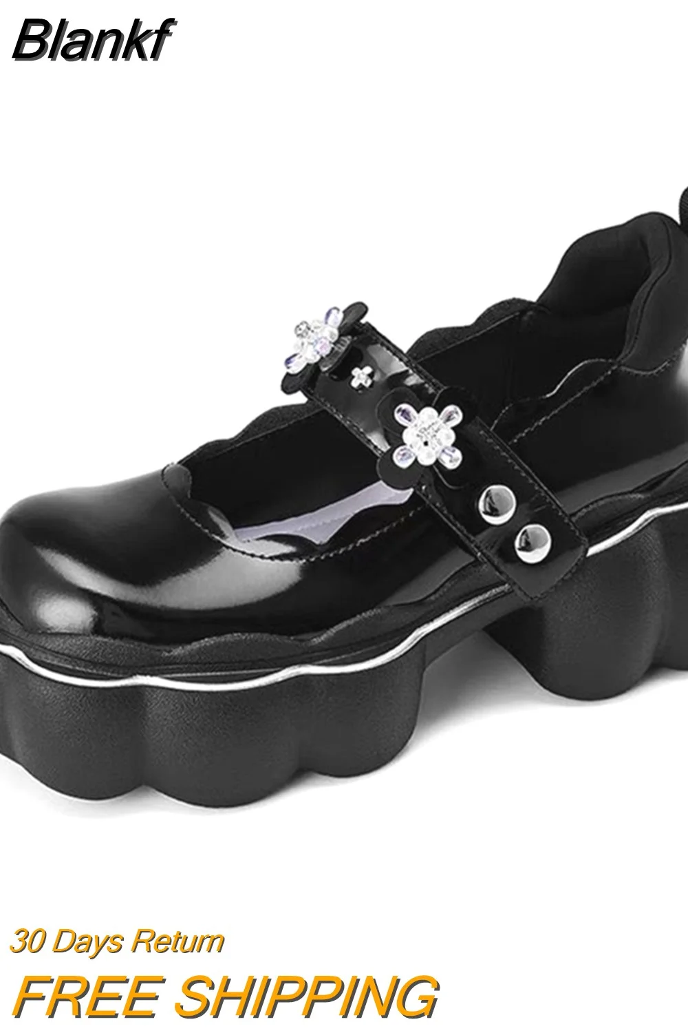 Blankf New Mary Jane Shoes Women Japanese Style Vintage Soft Sister Girls Platform High Heels Women Cosplay Jk Lolita Shoes