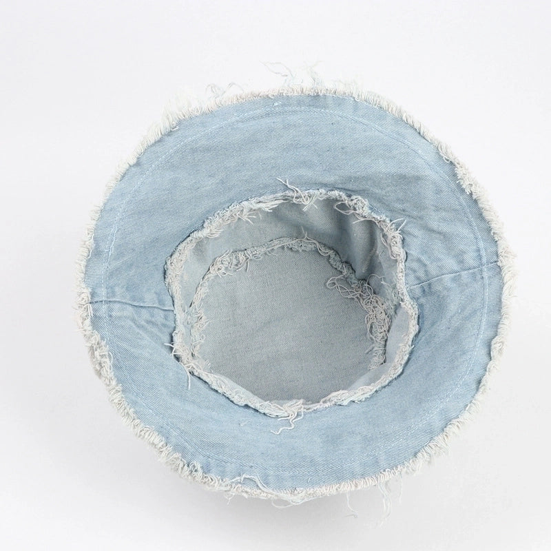 Unisex Fashion Solid Color Wide Eaves Bucket Hat