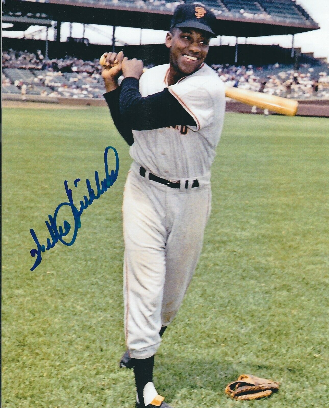 Signed 8x10 WILLIE KIRKLAND San Francisco Giants Autographed Photo Poster painting - COA