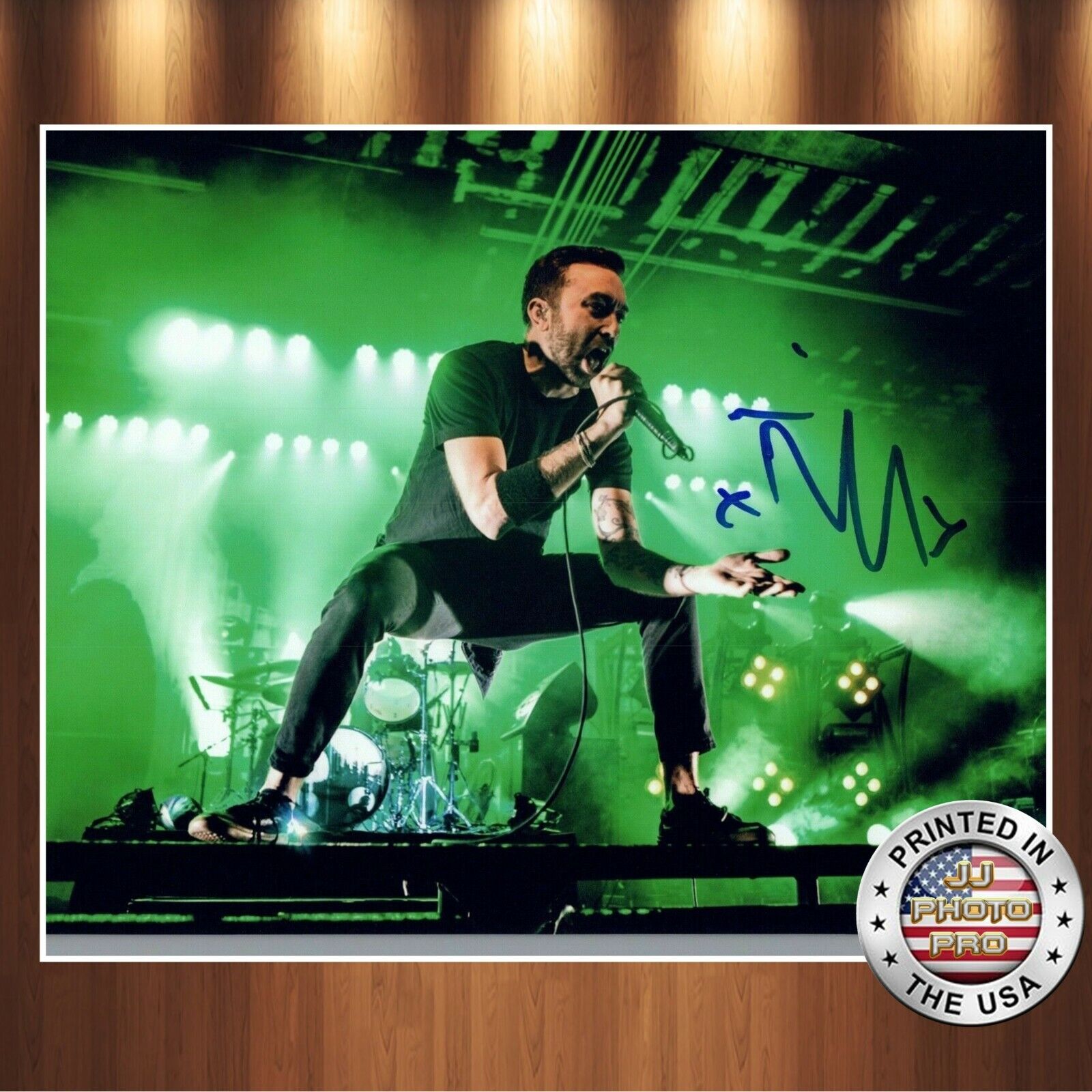 Tim McIlrath Autographed Signed 8x10 Photo Poster painting (Rise Against) REPRINT