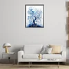 Diamond Painting -DIY Round Drill Blue Flower Tree(40x50cm)