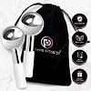 Ice Globes for Facials | Unbreakable Steel Cooling Roller | Cryo Sticks for Face | Massager for Face Neck & Eyes | Skin Care for Dark Circles, Puffiness, Wrinkles, Collagen Production