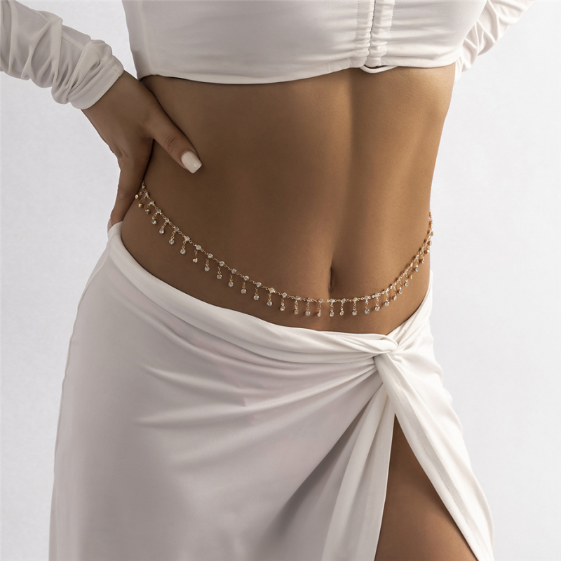 Sexy Tassel Bikini Belly Body Chain Waist Chain Women Hip Hop Jewelry-VESSFUL