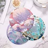 4Pcs Diamond Painting Table Mat with Holder for Dining Table(Seashell Starfish8)