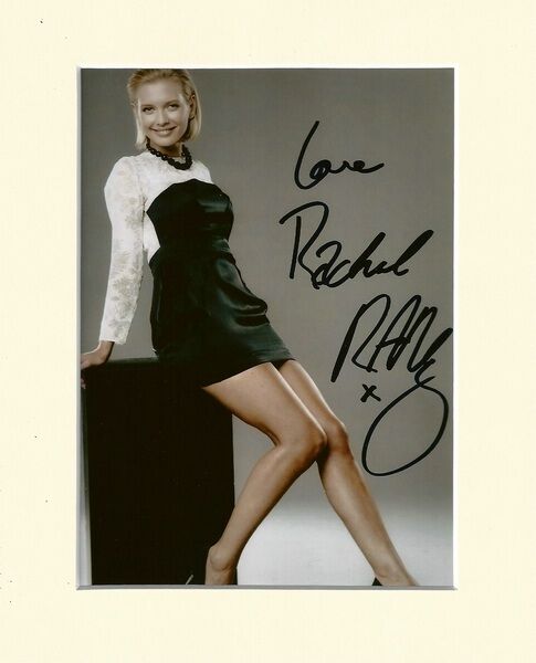 RACHEL RILEY COUNTDOWN SEXY PP 8x10 MOUNTED SIGNED AUTOGRAPH Photo Poster painting