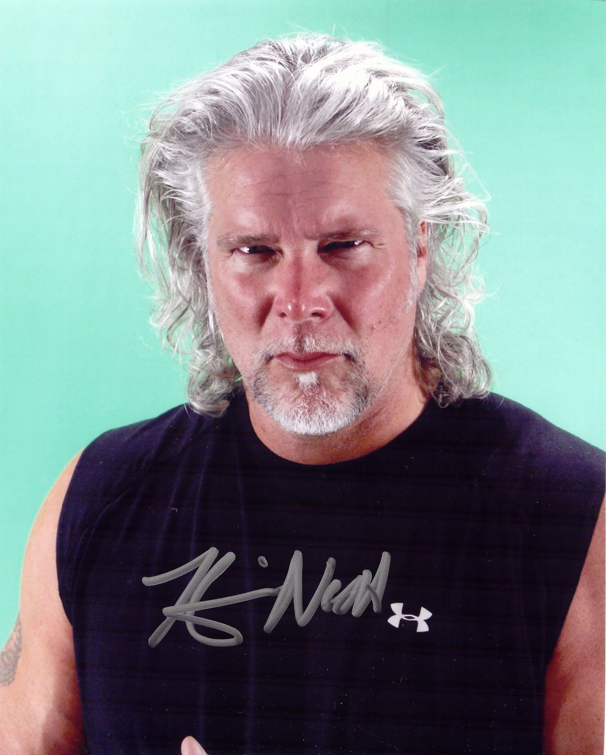 KEVIN NASH WWE WWF TNA WCW SIGNED AUTOGRAPH 8X10 Photo Poster painting W/ PROOF