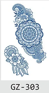 Drop Shipping Temporary Tattoo Stickers Sexy Flowers Juice Ink Lasting Girl Arm Neck Back Waist Buttocks Fake Tatoo Hot Sale DIY