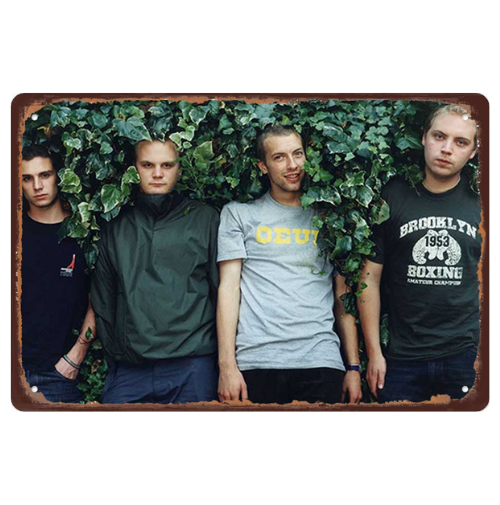 【20*30cm/30*40cm】Coldplay - Vintage Tin Signs/Wooden Signs