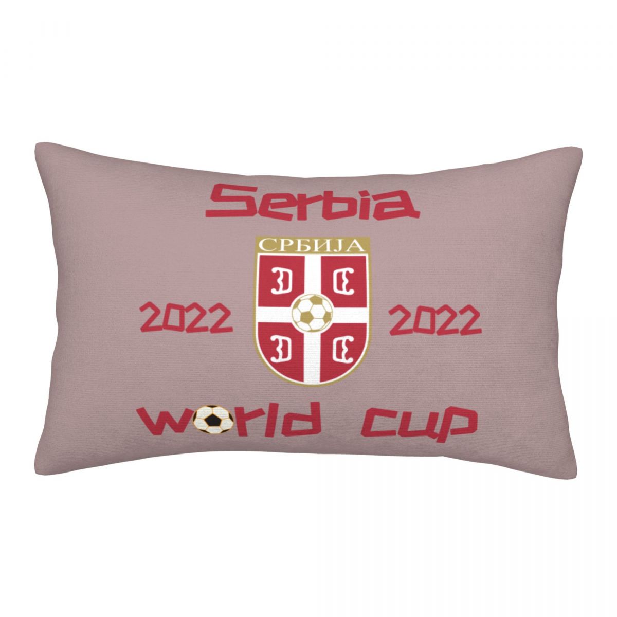 Serbia 2022 World Cup Team Logo Pillow Cases