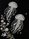 Diamond Painting-DIY Special Shaped Drill Pearl Painting Jellyfish(35x45cm)