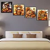 5D Full Drill Diamond Painting Kit Round Resin Rhinestone 40x40cm