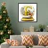 Diamond Painting -DIY Round Drill Xmas Ball Letter A（50x50cm）