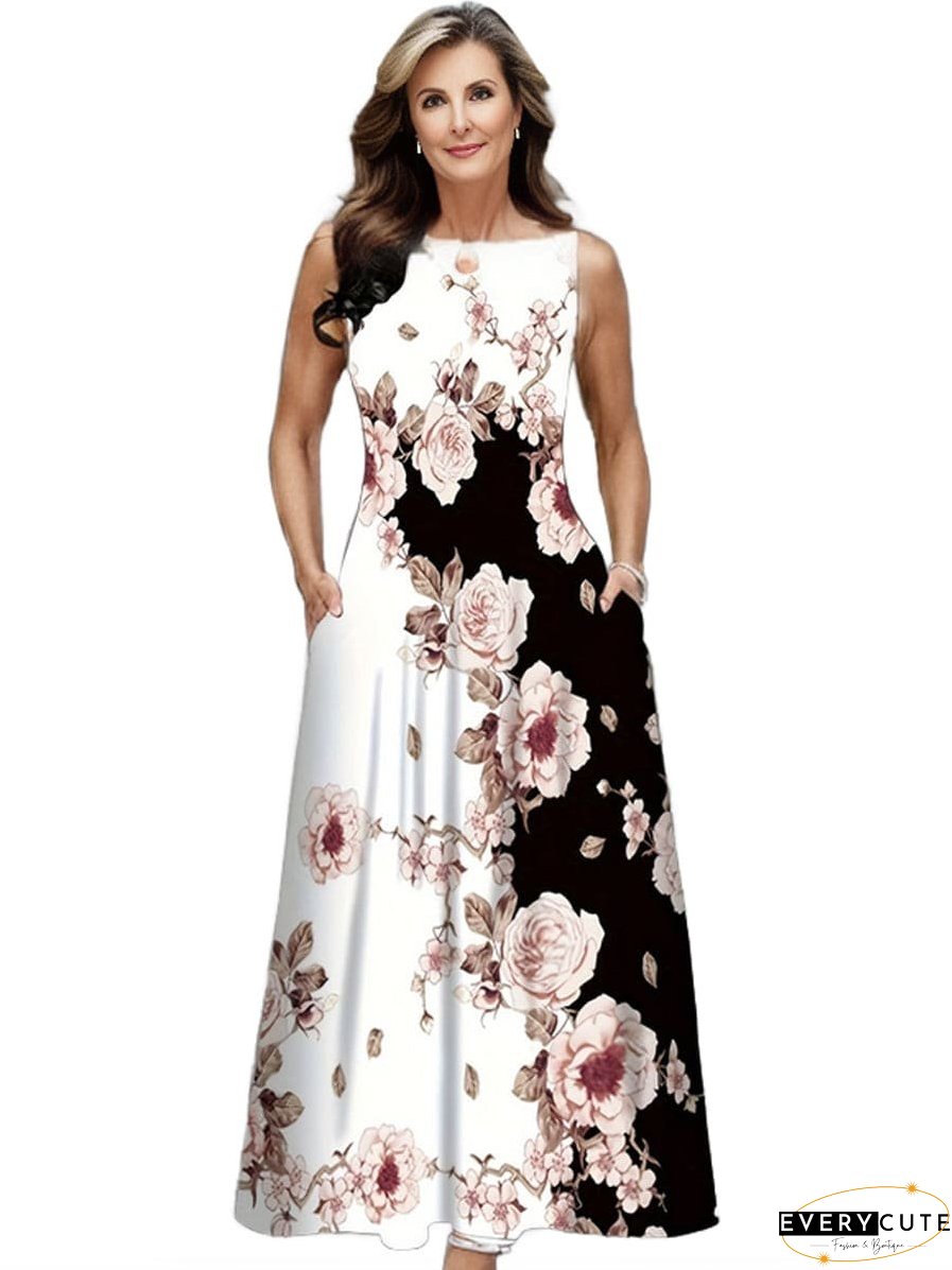 Plus Size Floral Dress
