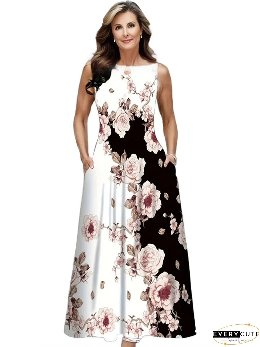 Plus Size Floral Dress