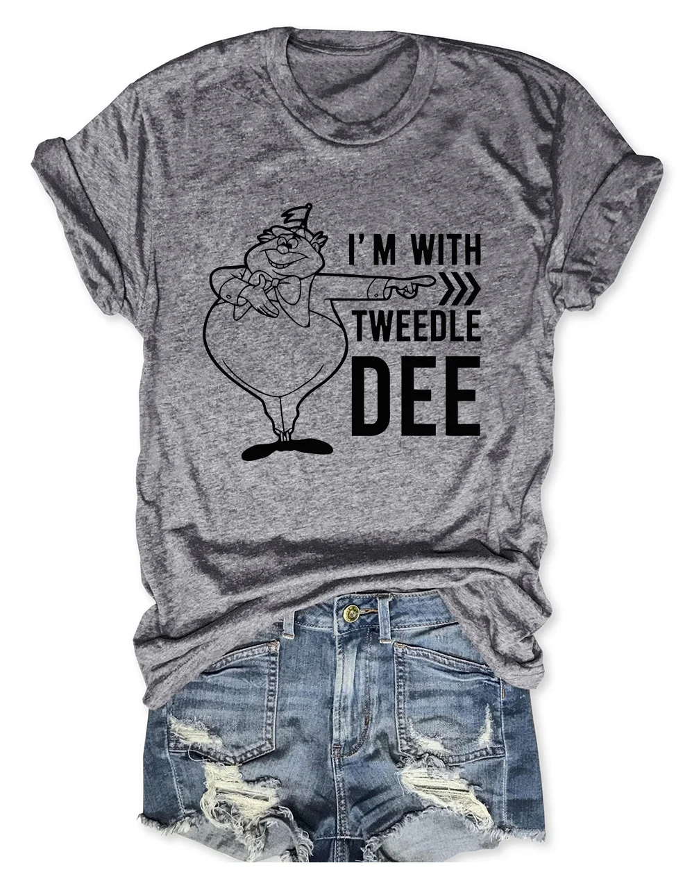 I'M With Tweedle Dee/Tweedle Dum T-Shirt