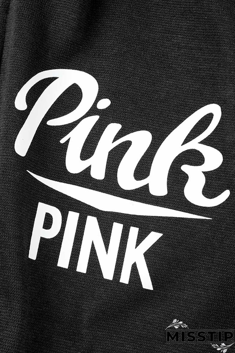 Brown Casual Letter Print Basic Hooded Collar Long Sleeve Two Pieces