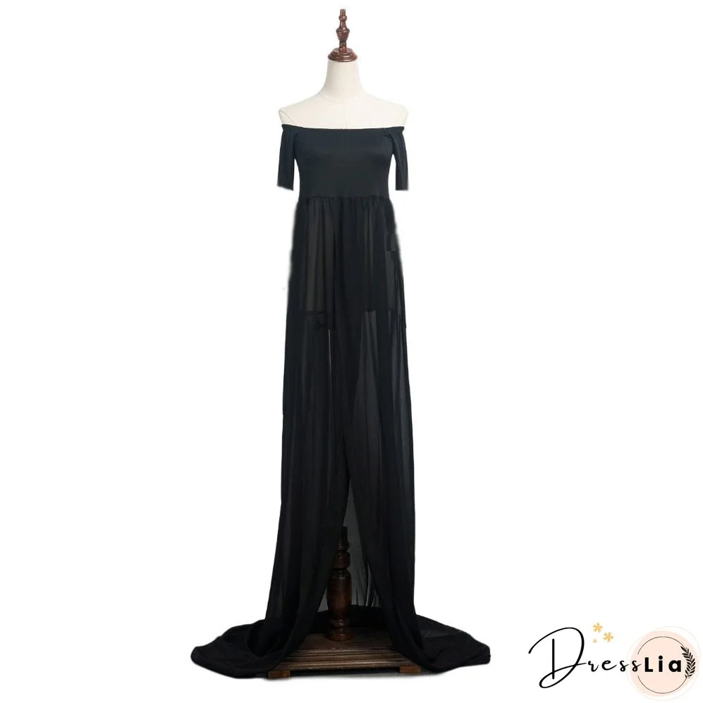 Maternity Dresses For Photo Shoot Chiffon Pregnancy Dress Photography Props Maxi Gown Dresses For Pregnant Women Clothes