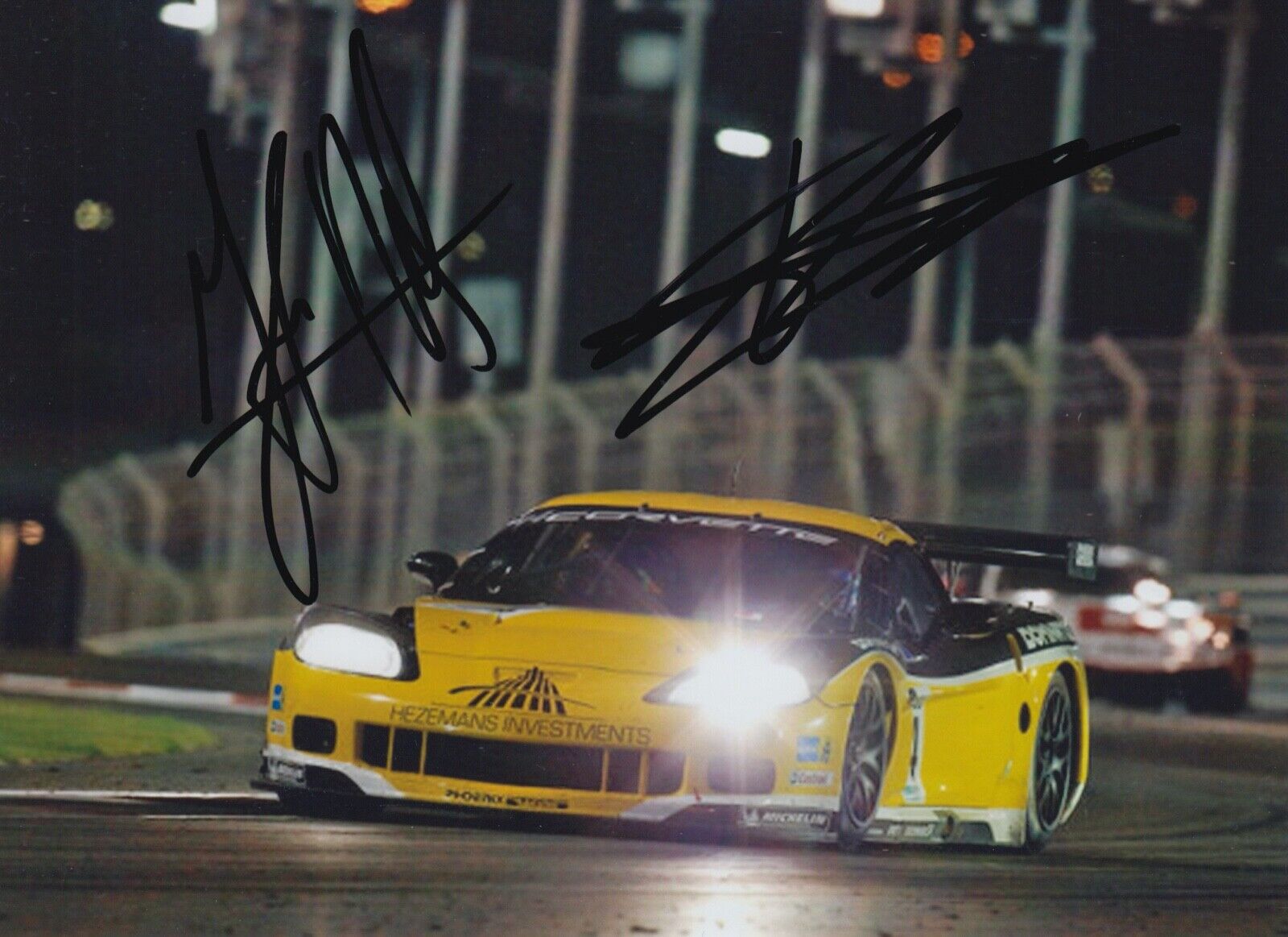 Anthony Kumpen and Mike Hezemans Hand Signed 7x5 Photo Poster painting - FIA GT Championship 5.