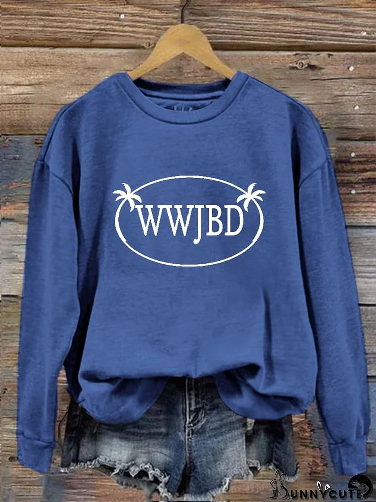 Women's WWJBD Printed Sweatshirt