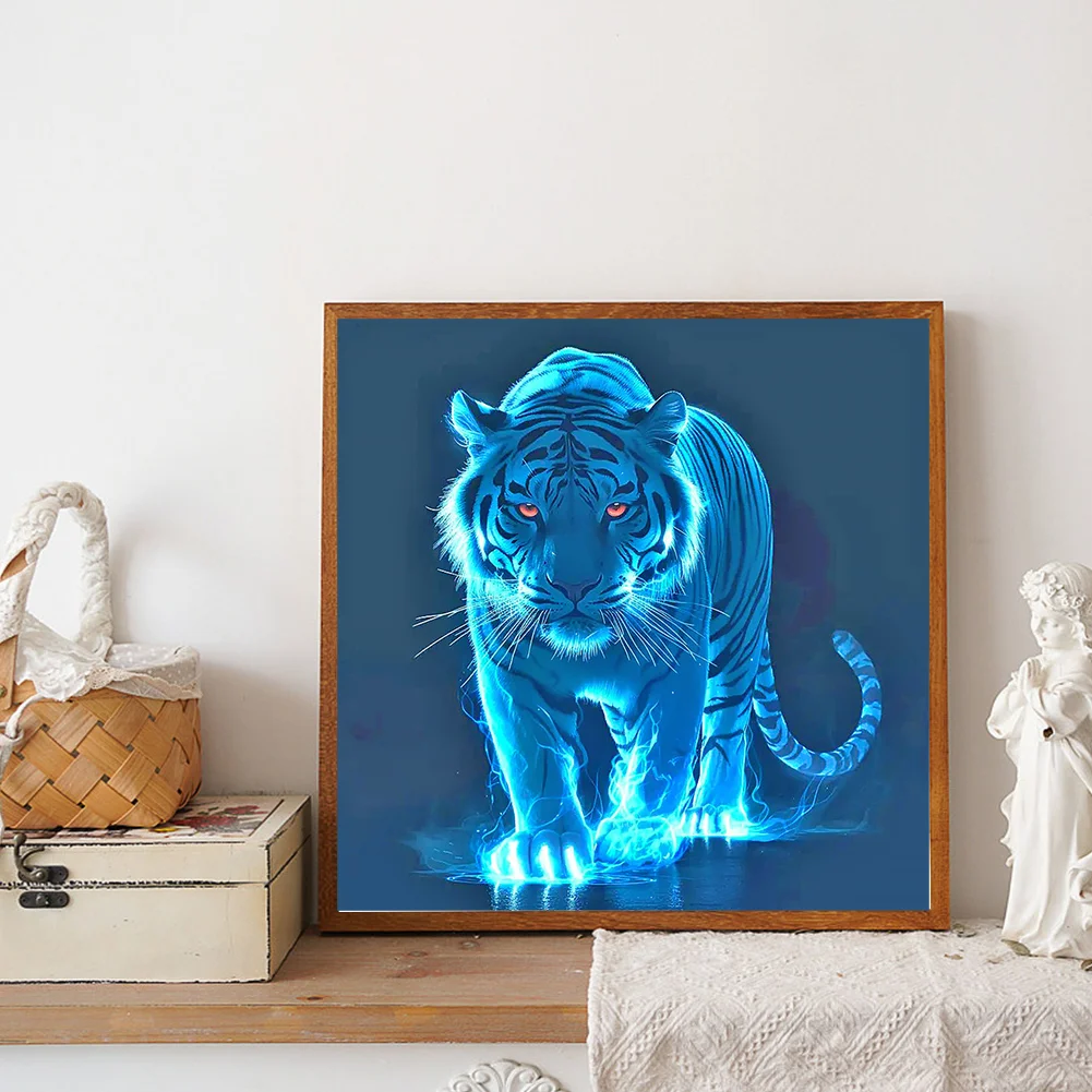 Diamond Painting - Full Round Drill - Tiger(Canvas|40*40cm)