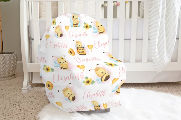 Personalized Baby Car Seat Canopy| Canopyl73