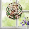 Special Shaped Diamond Painting Kit Owl Acrylic Pendant 25cm