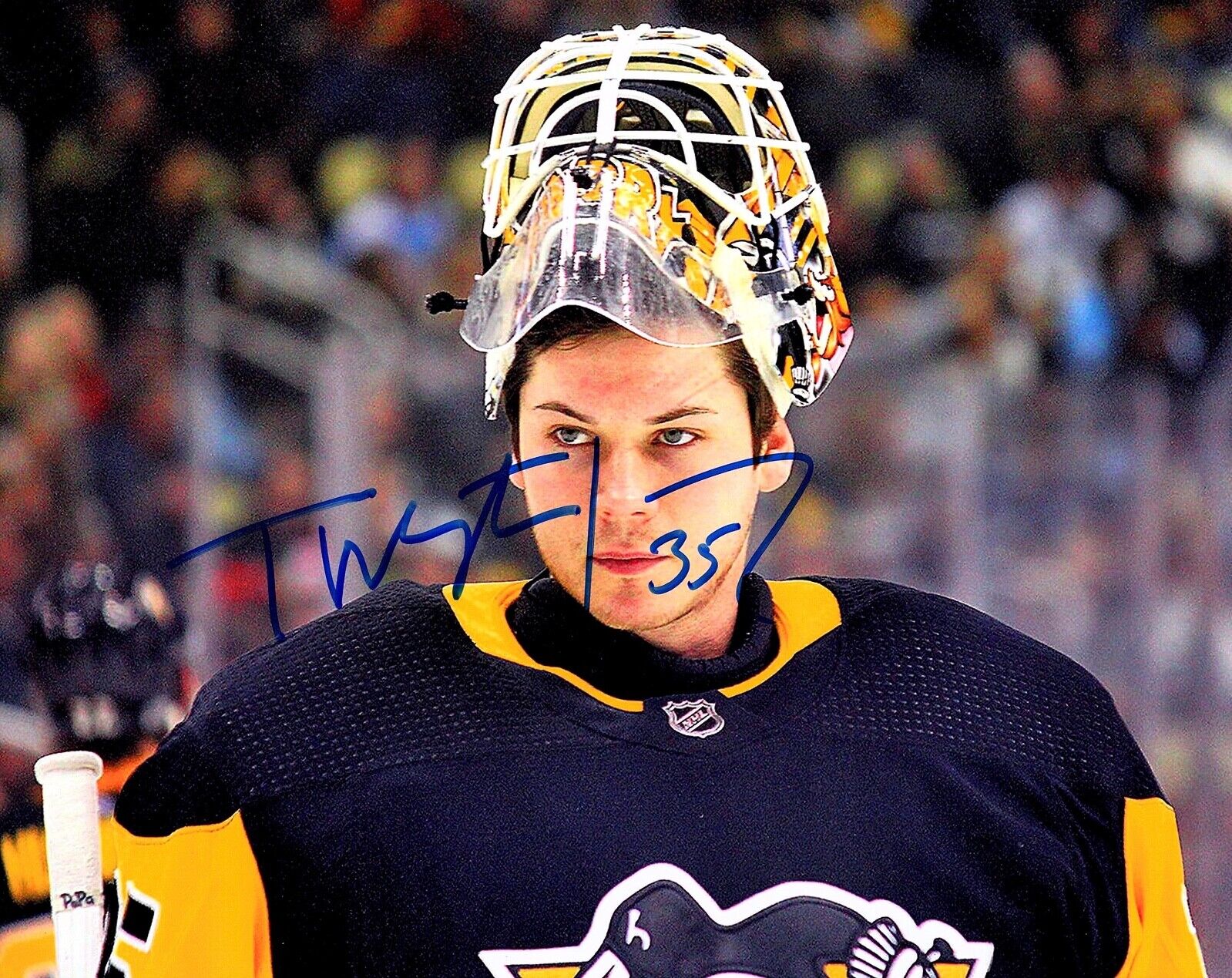 TRISTAN JARRY AUTOGRAPHED Hand SIGNED 8x10 Pittsburgh PENGUINS Photo Poster painting w/COA