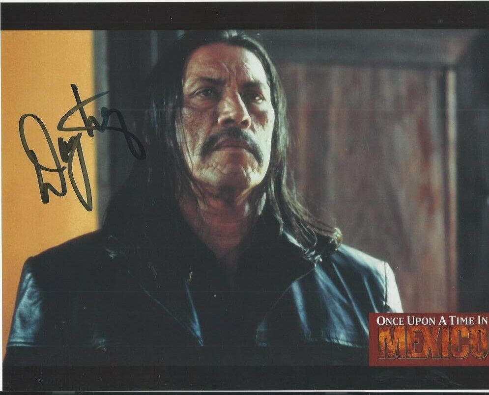 Danny Trejo - Once upon a time in Mexico signed Photo Poster painting