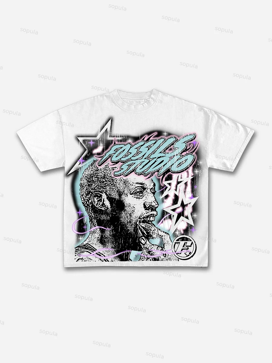 Vintage Basketball Legend Graphic Cotton White T-Shirt