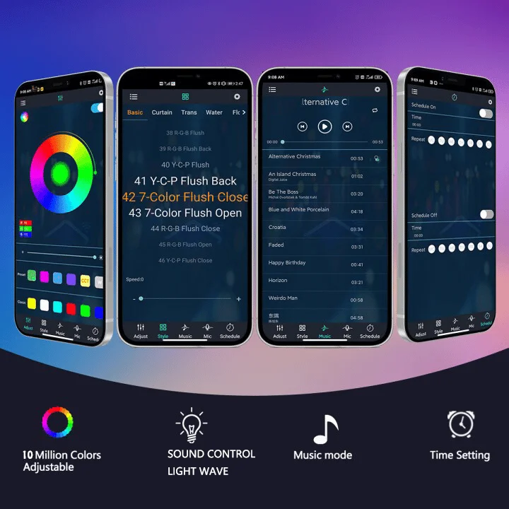 Sunnyluckday 2024 New Year Hot Sale 49% OFF - 💡WiFi Bluetooth Smart Fireworks Led Light