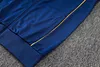 Joyfball 2025/2026 Real Madrid Long Zipped Jacket Retro Version Royal Blue Soccer Jersey 1:1 Thai Quality 