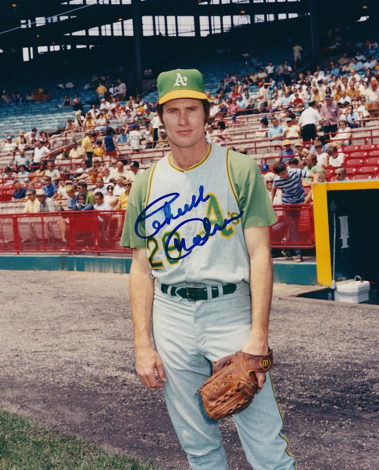 Autographed 8x10 Chuck Dobson Kansas City A's Photo Poster painting - with COA