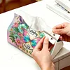 DIY Diamond Art Tissue Box Holder Butterfly PULeather Diamond Art Desktop Organizer Resin Rhinestone Storage Organizers Gem Art Home Office Decor Craft Gift for Women