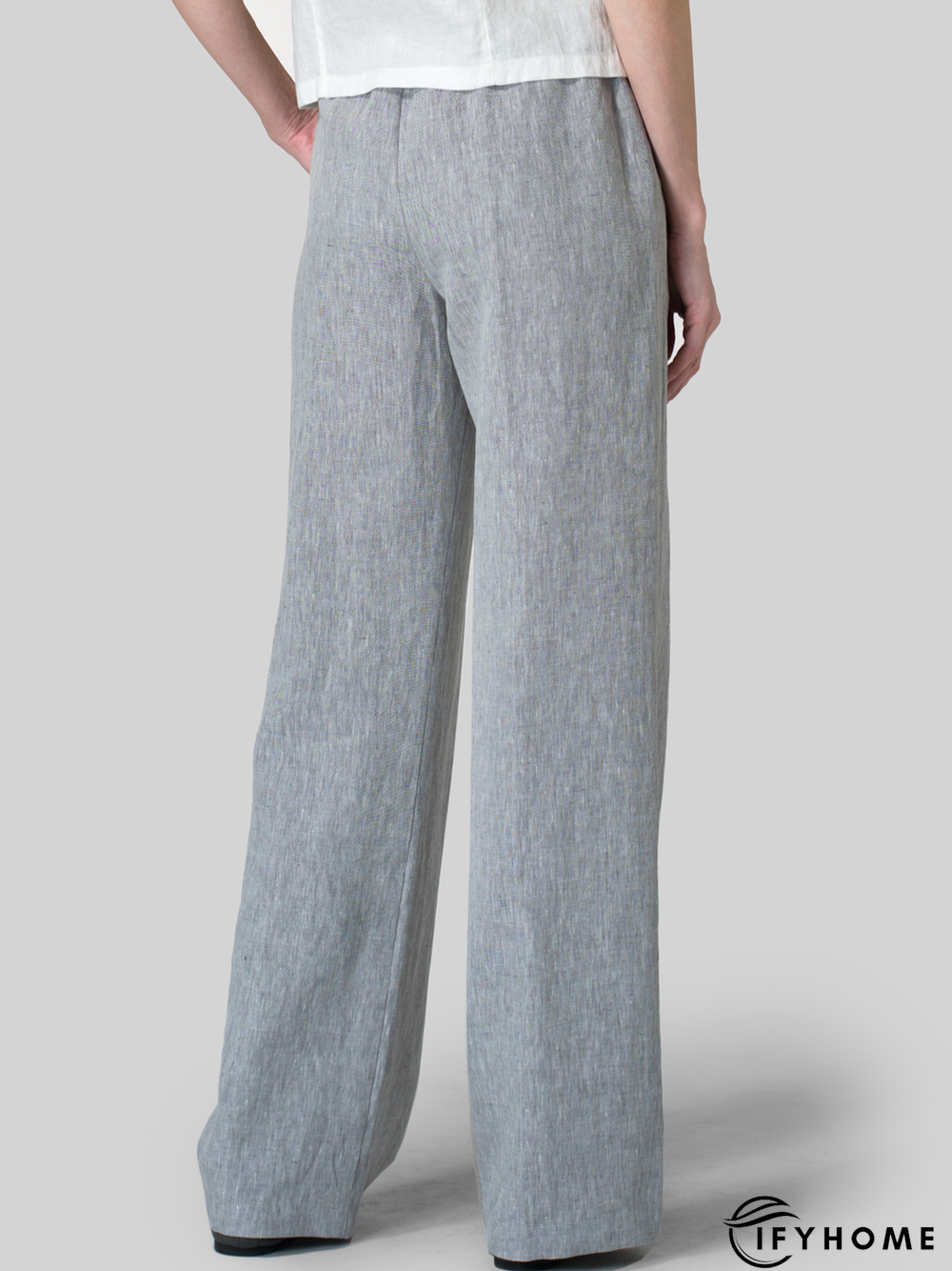 Women Linen Casual Pockets Pants | IFYHOME