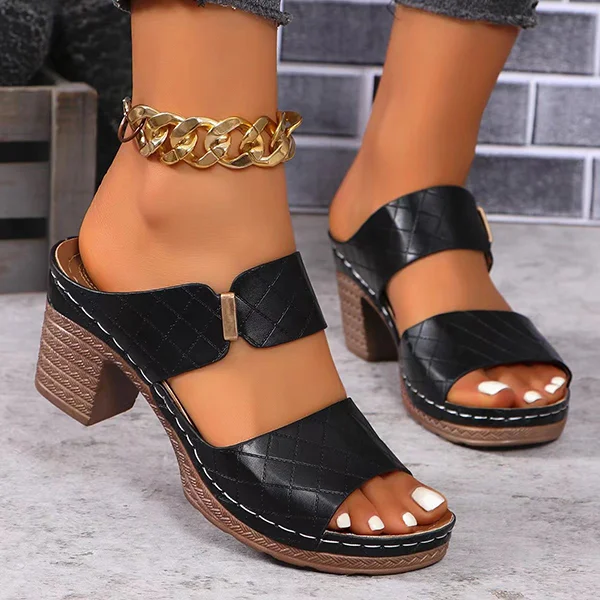 Last Day 50% OFF-Women's Casual Chunky Heel Sandals
