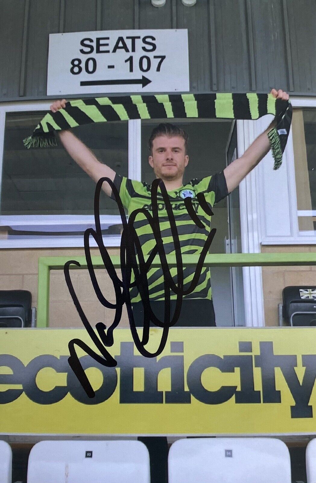 Nicky Cadden Genuine Hand Signed Forest Green Rovers 6X4 Photo Poster painting 3