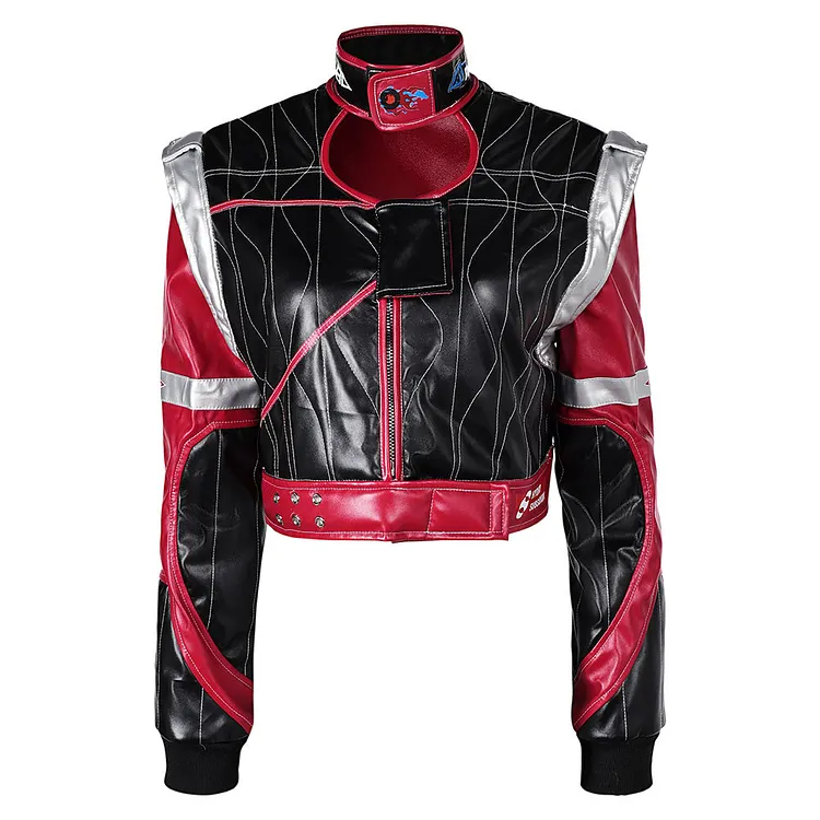 Cyberpunk 2077 Panam Palmer Black Jacket Cosplay Costume Outfits Halloween Carnival Suit
