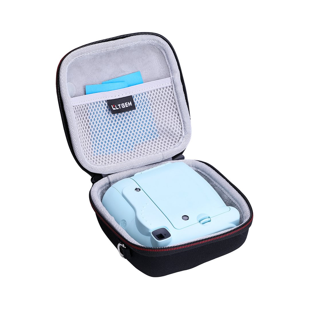 LTGEM EVA Hard Case for Fuji Instax Mini 8 / Mini 9 / Mini 10 / Mini 11 Instant Camera - Travel Protective Carrying Storage Bag