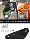 Clutch Pedal Assembly Support Iron Clutch Pedal Repair Kit for VW T4 Transporter