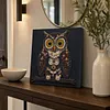 DIY Pre-Framed Owl Button Art Canvas Kit