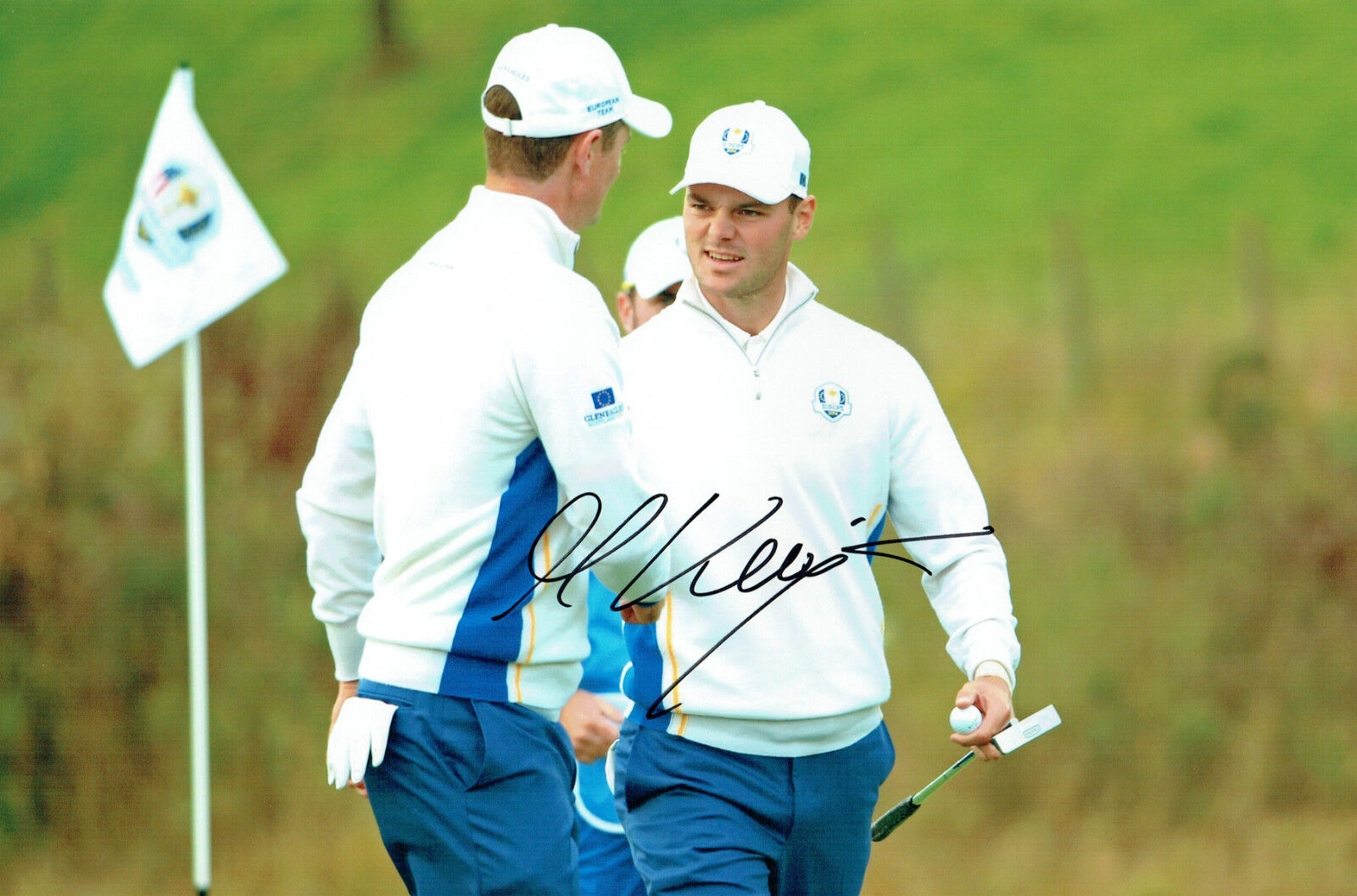 Martin KAYMER 12x8 Photo Poster painting Signed Autograph 2014 Ryder Cup European GOLF AFTAL COA