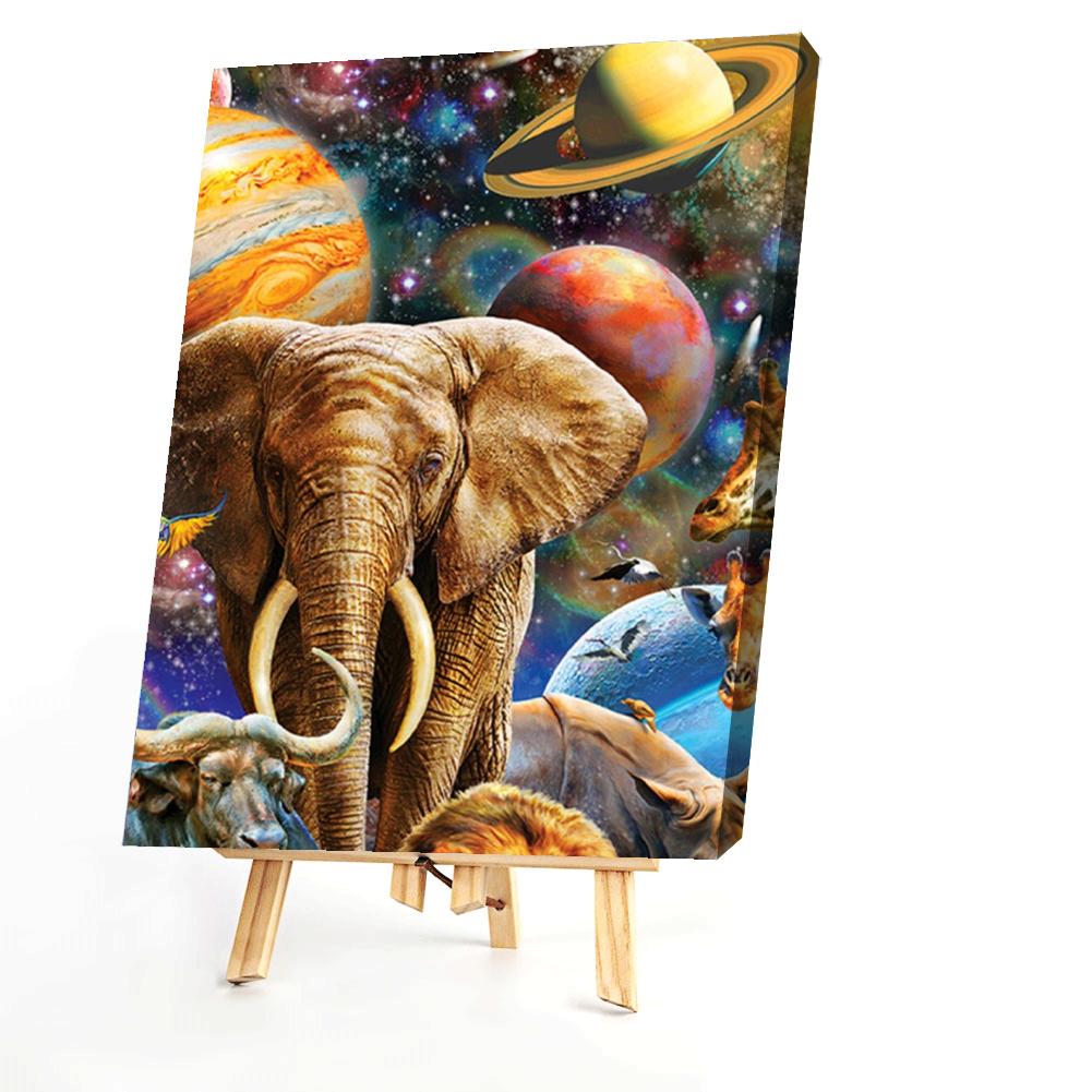 Elephant  - Painting By Numbers - 40*50CM gbfke