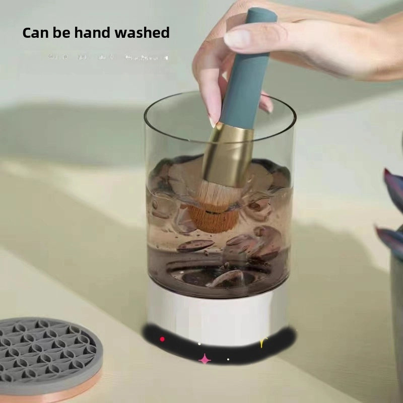 Explosion Makeup Brush Cleaner Automatic Scrubber Rechargeable Lazy Electric Scrubber Quick-drying Tool