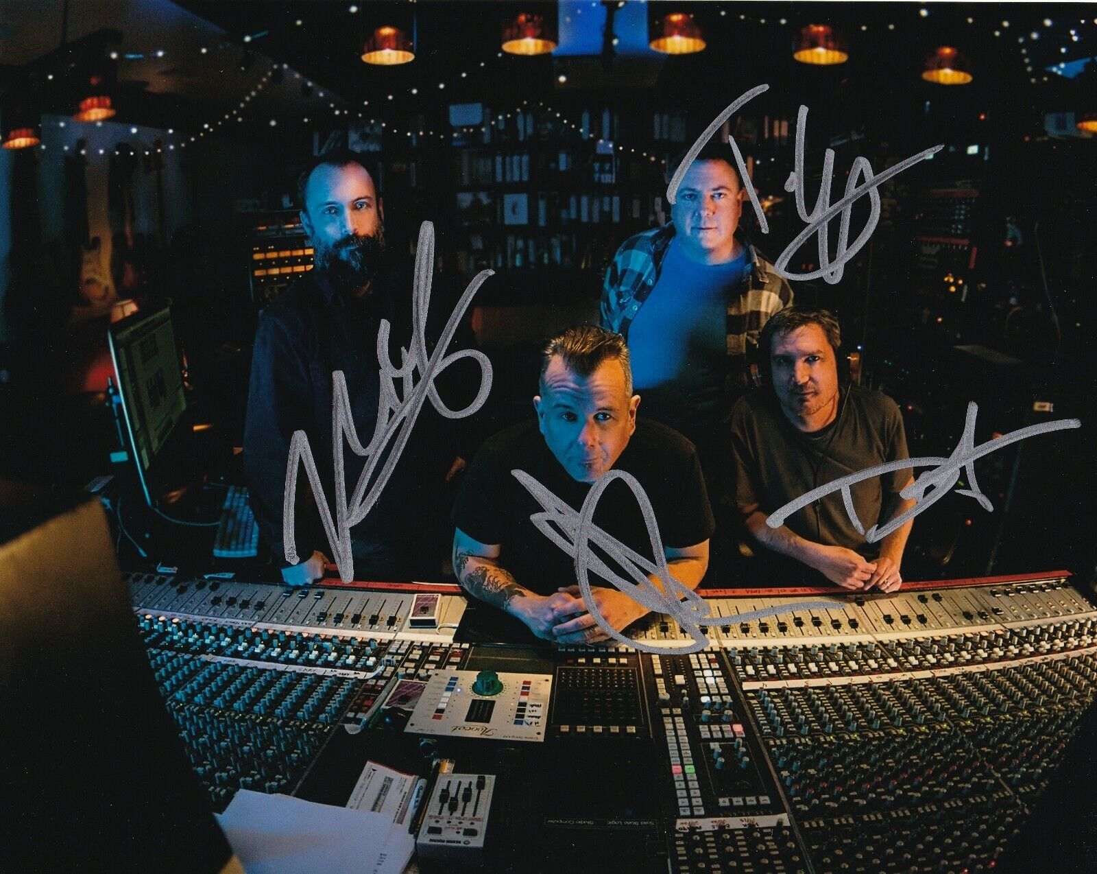 Clutch REAL hand SIGNED Photo Poster painting #2 COA Autographed by Tim Dan Jean-Paul Neil